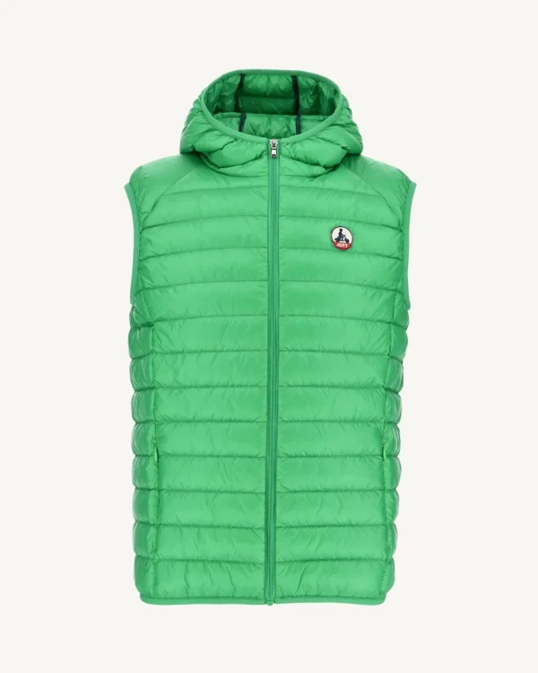 Flash Sale Vert Pat Hooded Sleeveless Down Jacket Men Down Jackets And Jackets