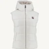 Shop White Daria Reversible Great Cold Sleeveless Down Jacket Women Down Jackets & Jackets