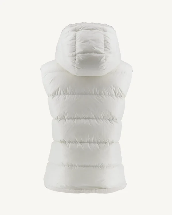 Shop White Daria Reversible Great Cold Sleeveless Down Jacket Women Down Jackets & Jackets