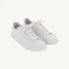 Shop White Horizon Canvas Trainers Shoes