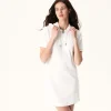 Fashion White Meg Terry Dress Women Clothes