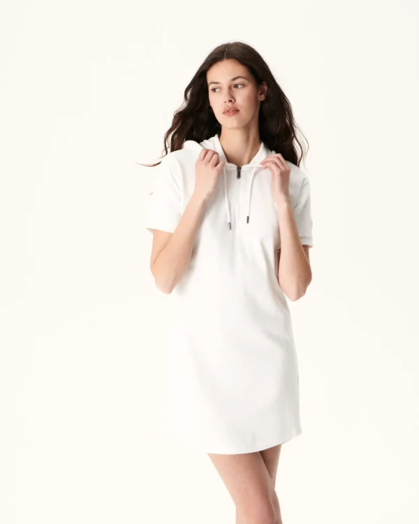 Fashion White Meg Terry Dress Women Clothes