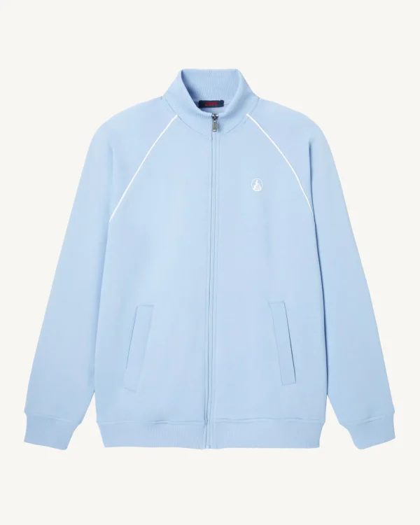 Best Zip Jacket Light Blue Craig Men Clothes