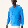 Online Zipped Hooded Jacket Azur Nazare Men Clothes